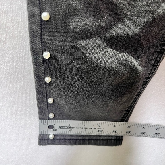 Earl Jeans Black Pearl Skinny Ankle Jeans Womens 14 Plus size stretch NWT 2241 - Picture 10 of 13